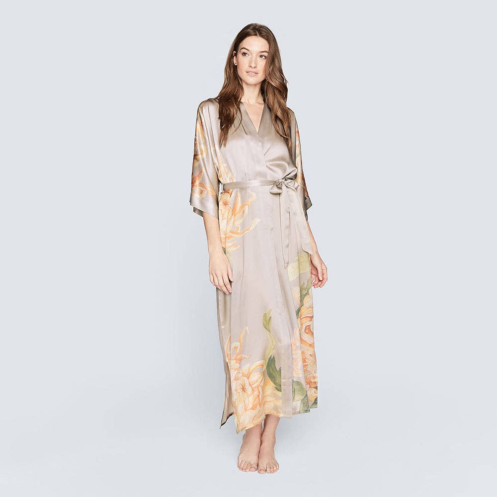 Washable Silk Kimono -Willow