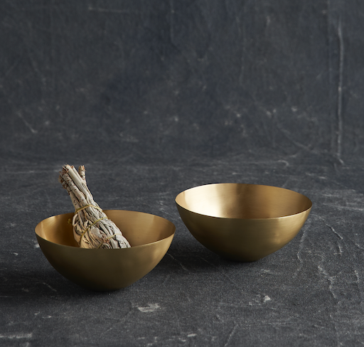 Versatile Brass Bowl - Snack, Palo Santo/Sage Smudge Bowl + More