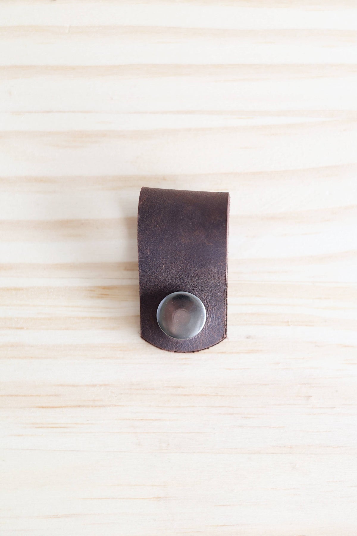 Leather Cord Keepers: Espresso