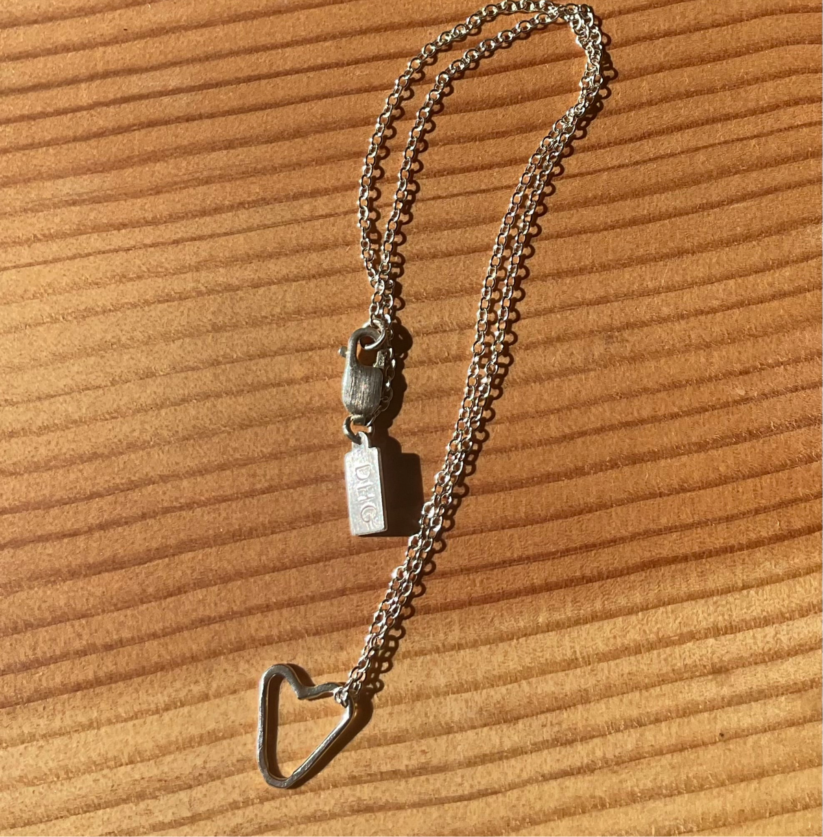 Mini Elemental Heart Necklace - Sterling Silver