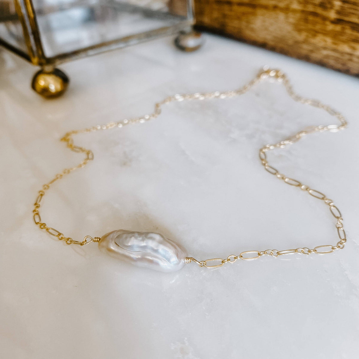 Bora Bora Necklace: 14k Gold Fill