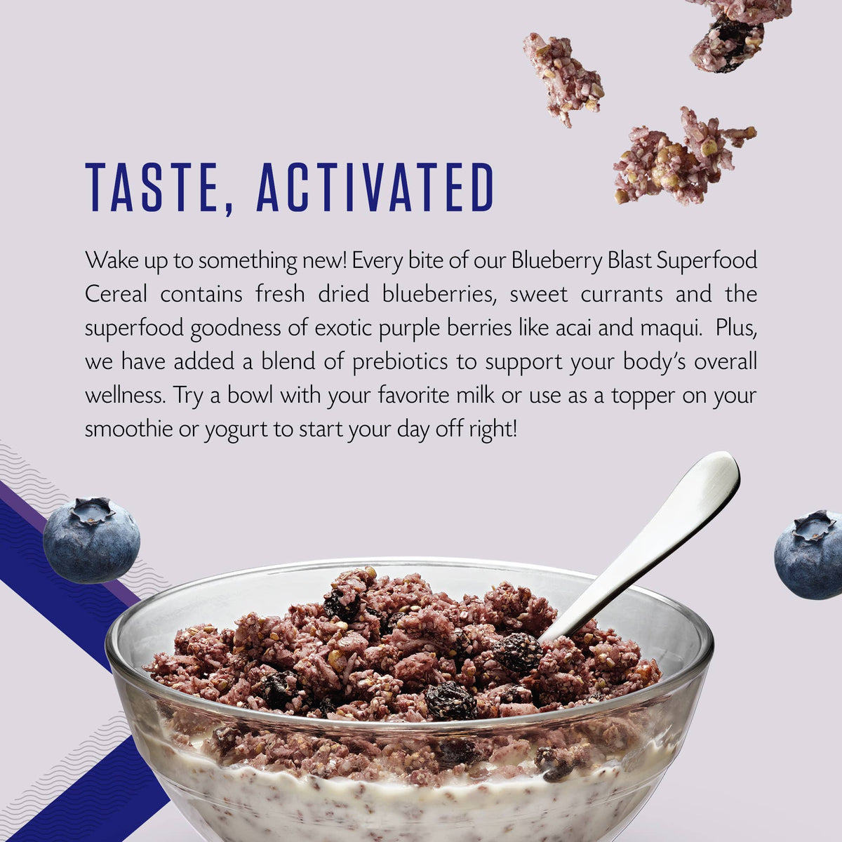 9oz Superfood Cereal - Blueberry Blast