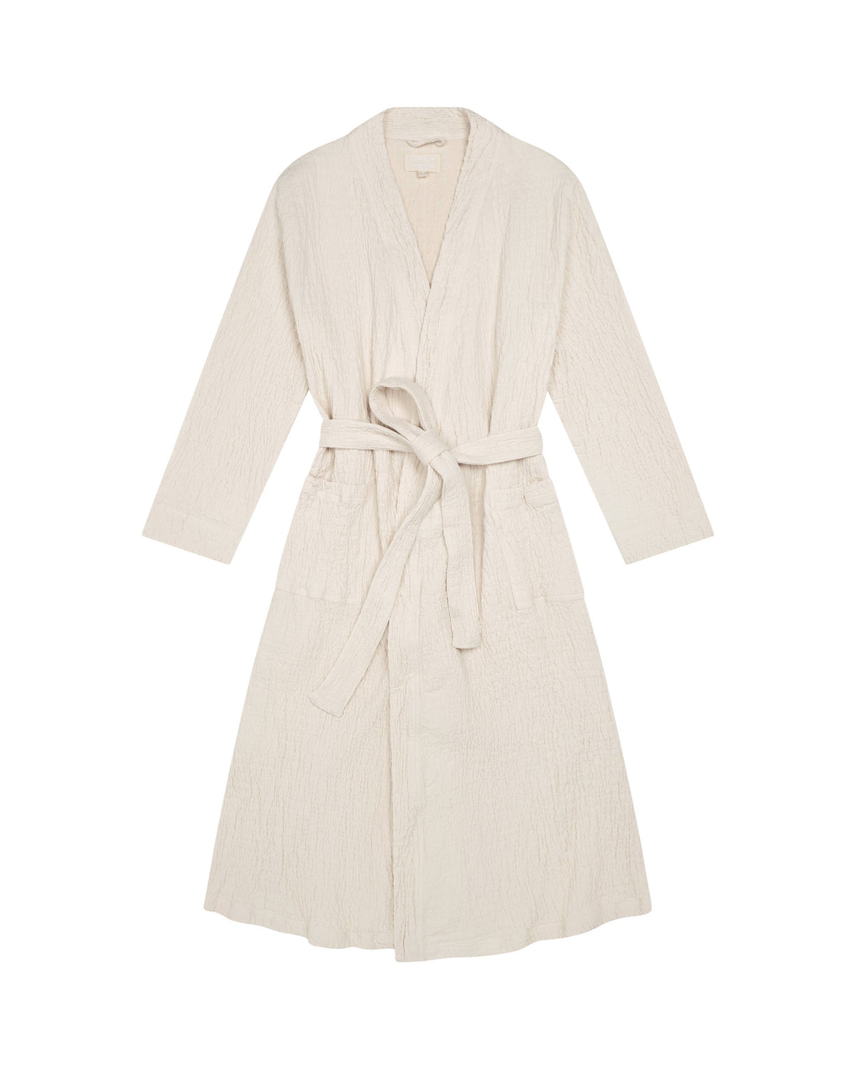 Fall Cotton Robe: Ecru / One Size