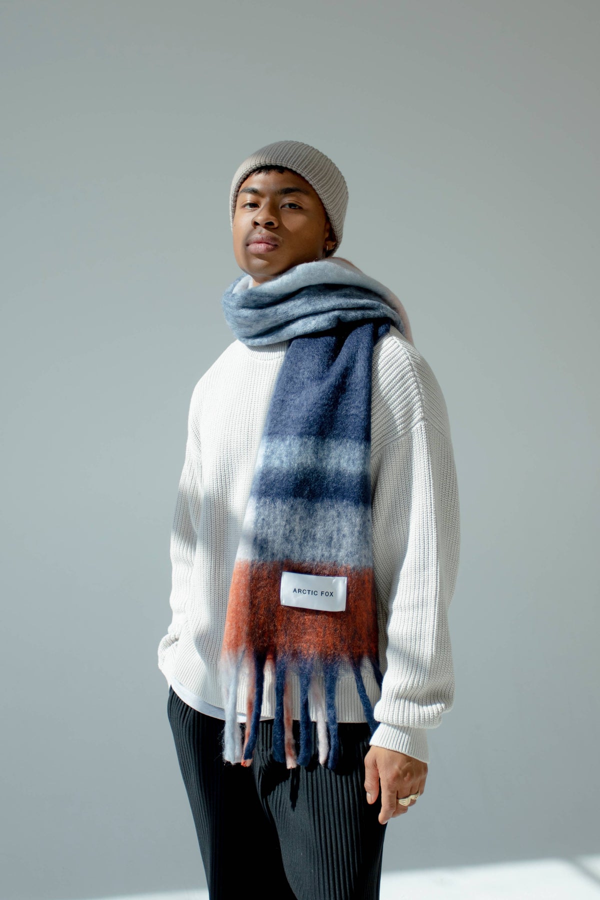 The Stockholm Scarf - 100% Recycled - Winter Lagoon
