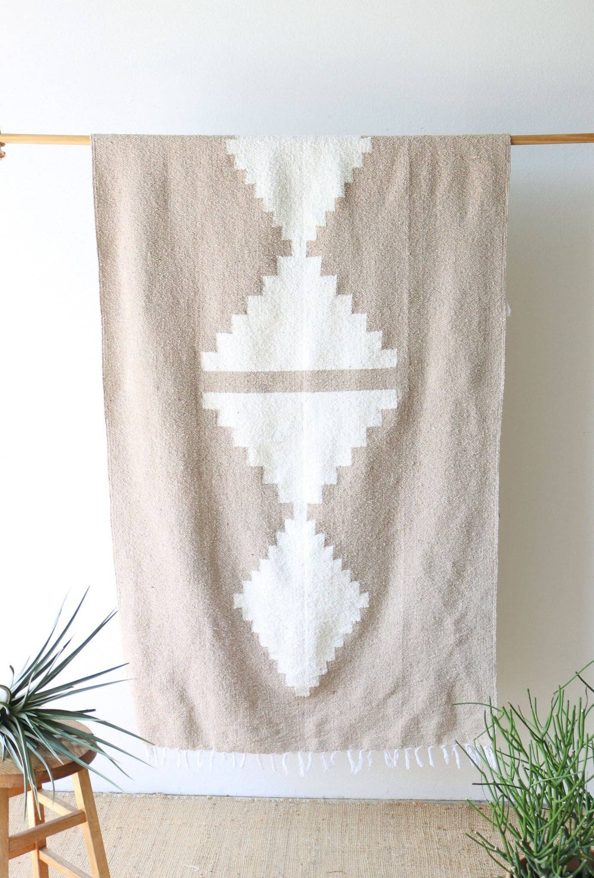 Adobe Sandstone Handwoven Blanket