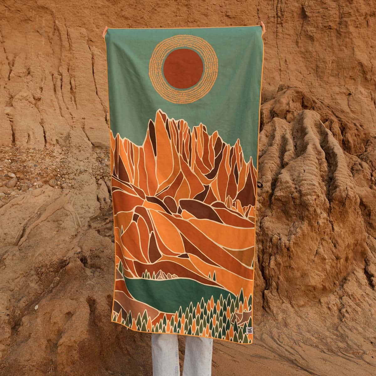 Recycled Fiber Travel Towel | Quick Dry | Alpenglow
