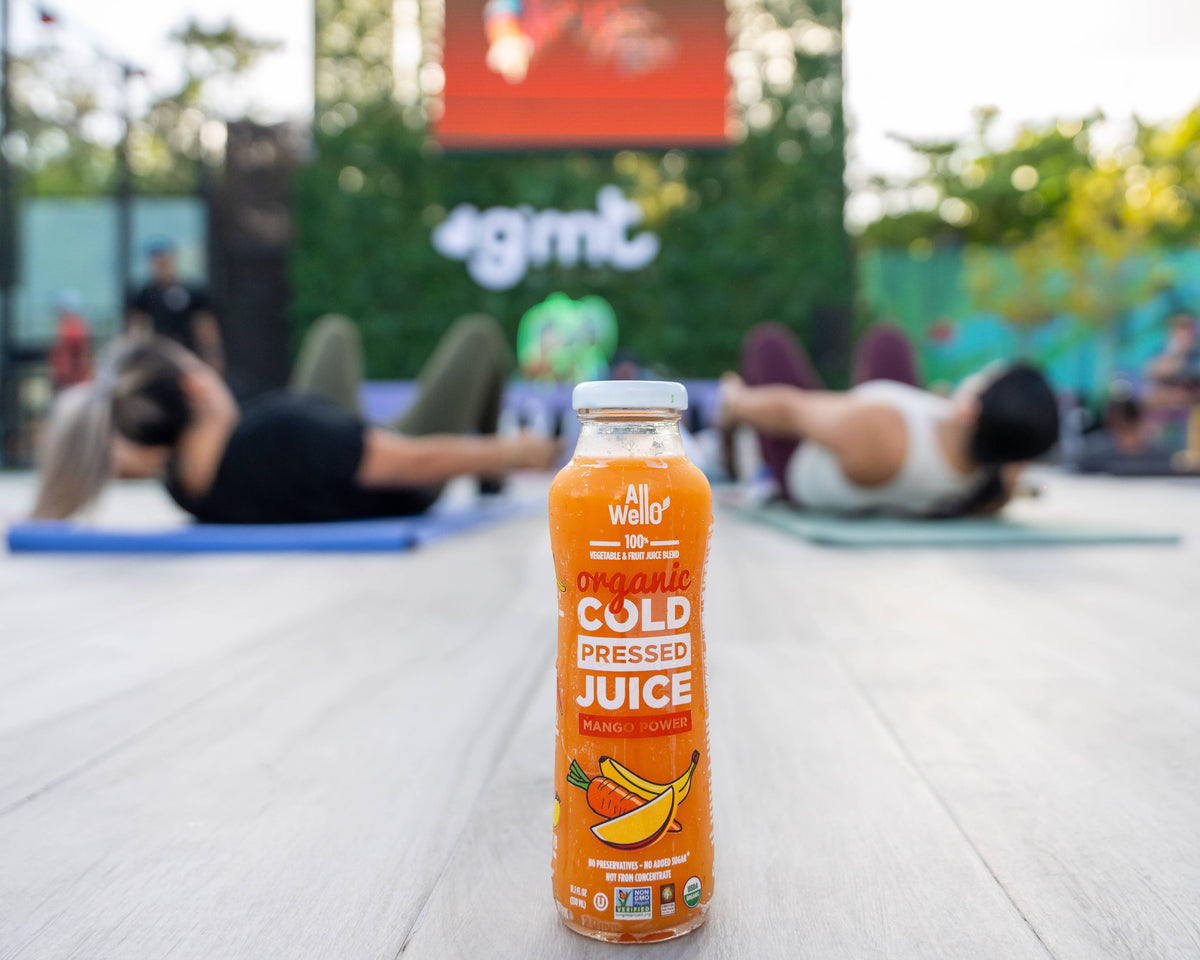 Refreshing Organic Mango Power Cold-Pressed Juice