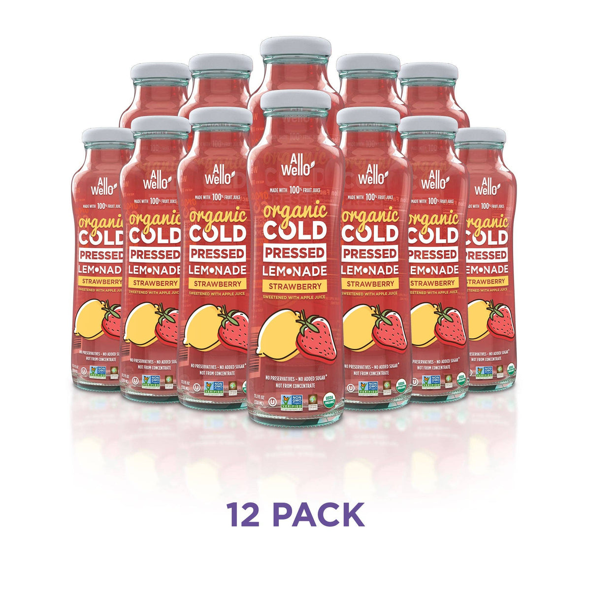 Organic Cold-Pressed Strawberry Lemonade