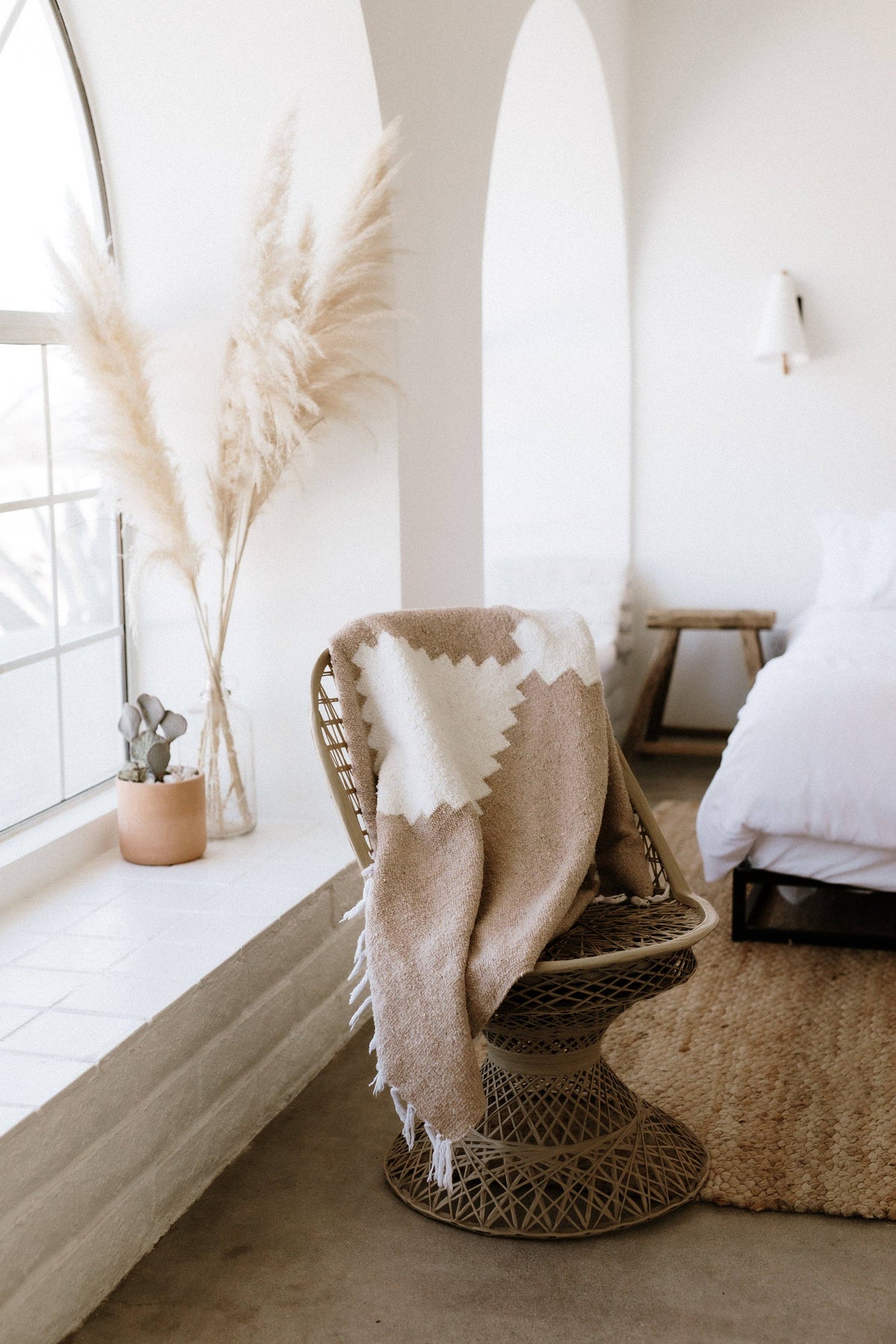 Adobe Sandstone Handwoven Blanket