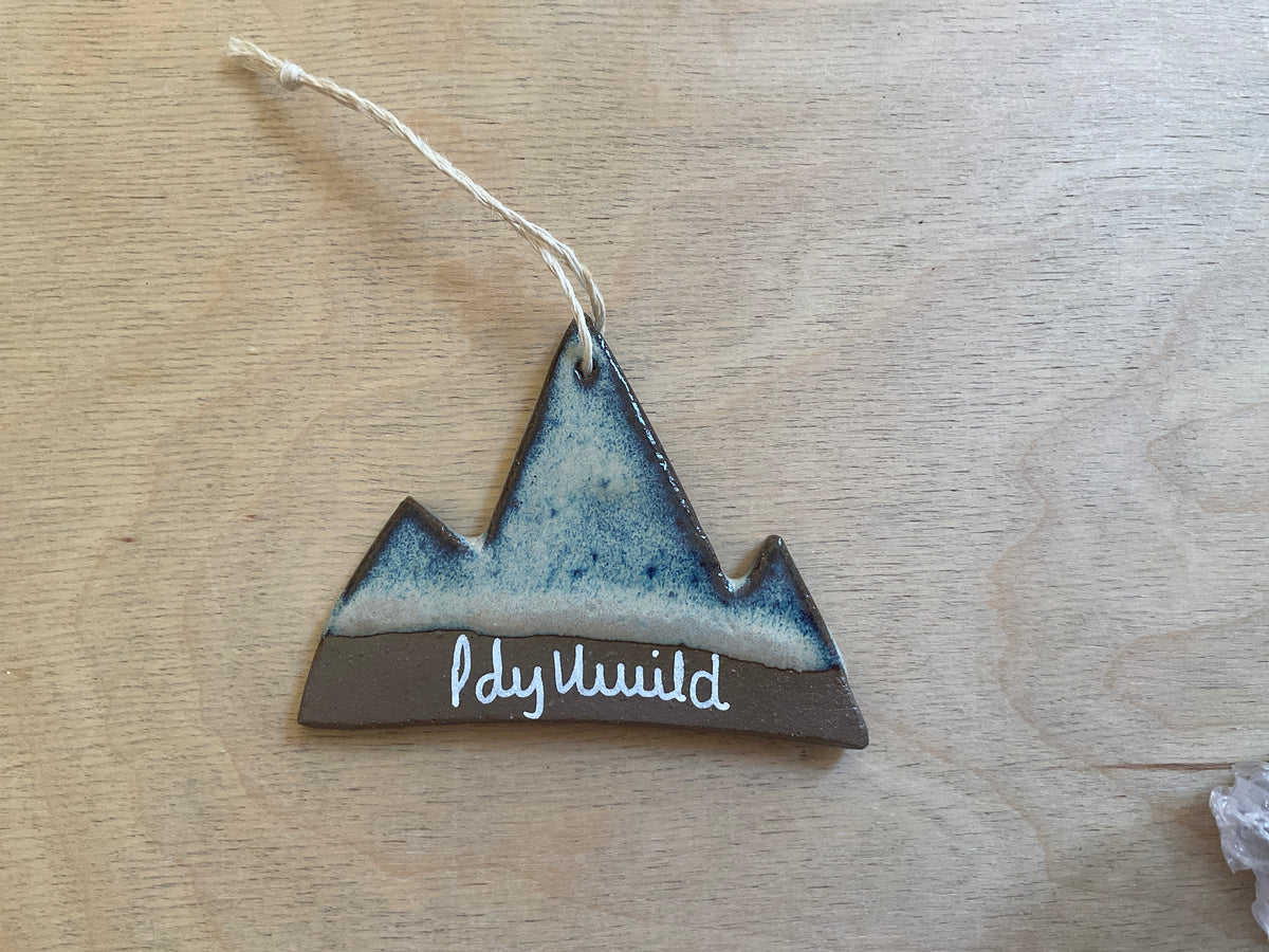 Idyllwild Mountain Ornament - Locally Handcrafted