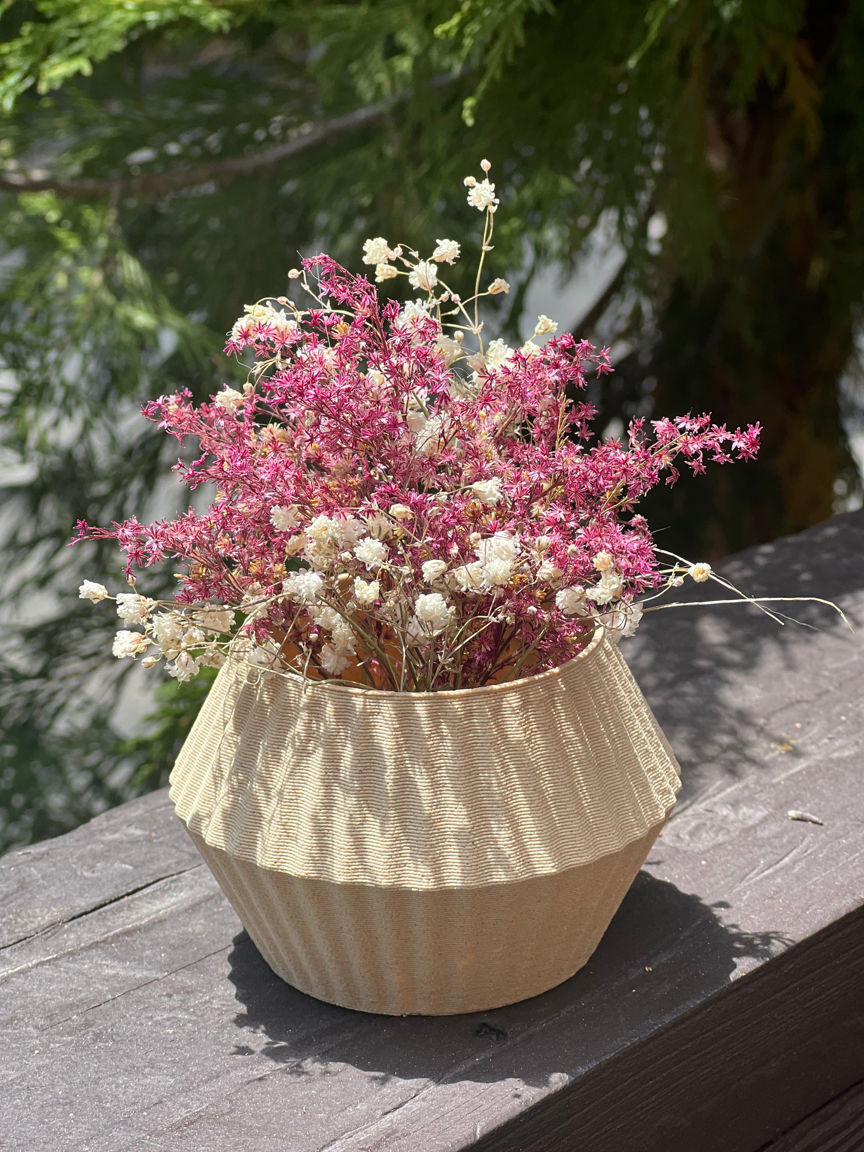 Small Eco Planter/Vase - Recycled Materials