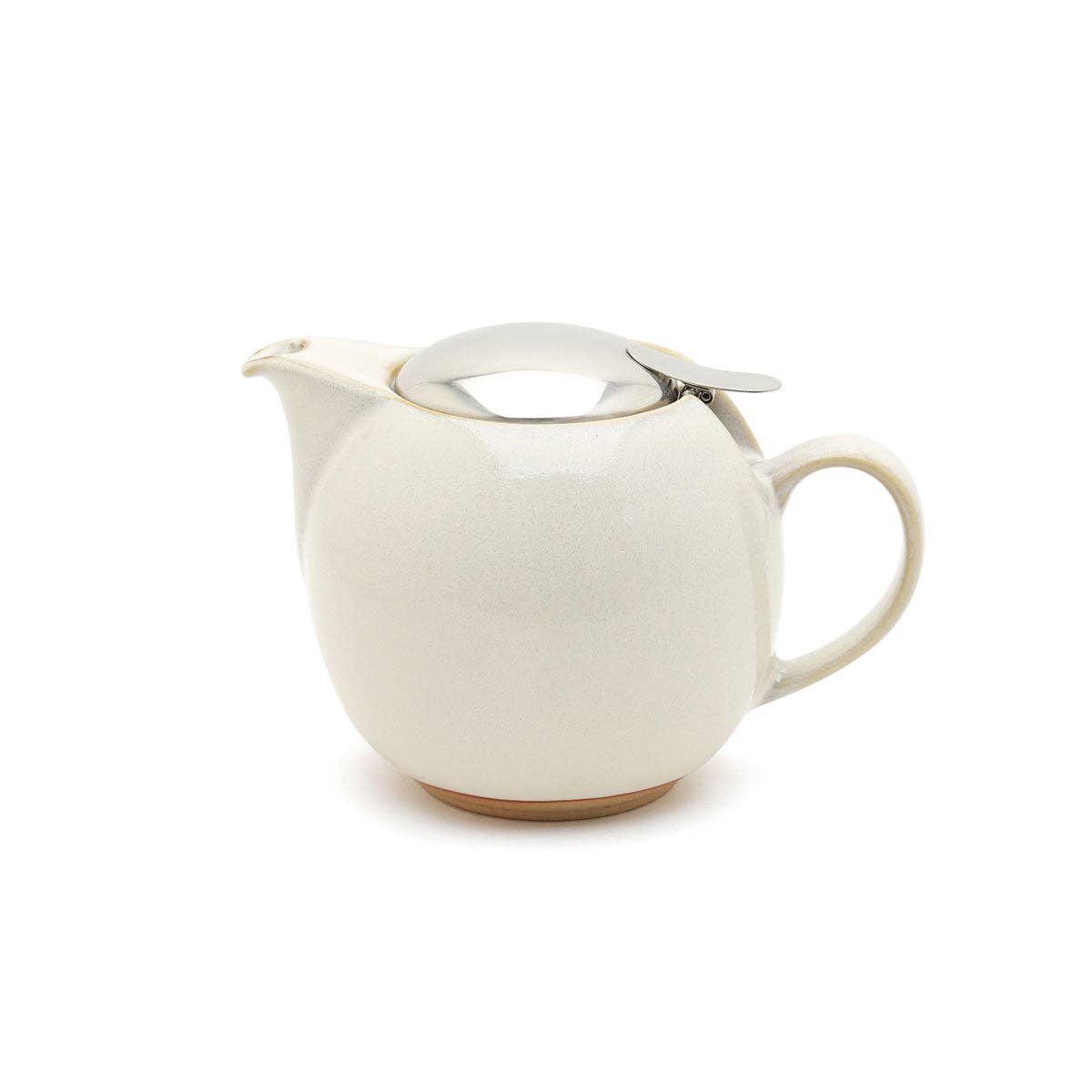 Ceramic Teapot for Two (24 oz) - Natural White