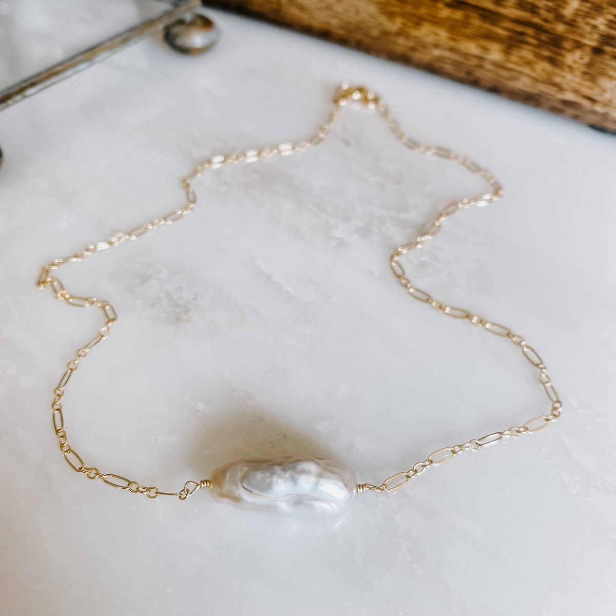 Bora Bora Necklace: 14k Gold Fill