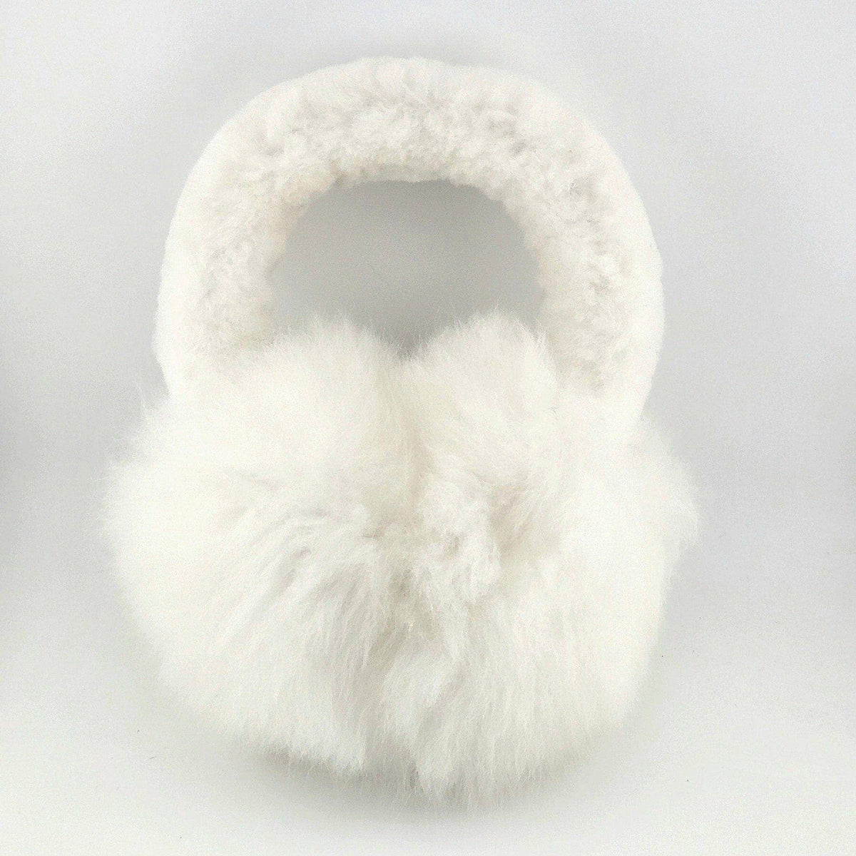Baby Alpaca Ear Muffs: White