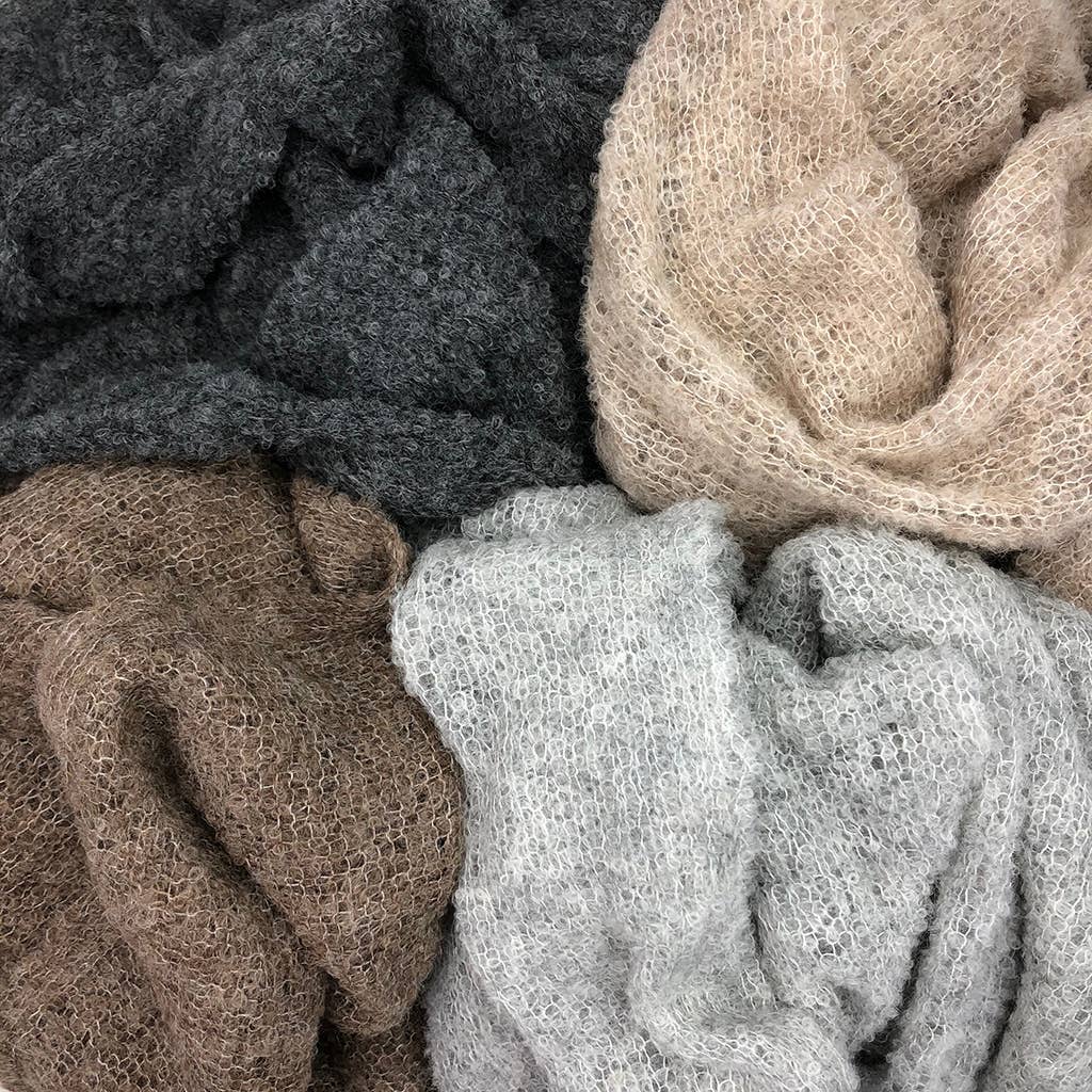 Ultra Plush Alpaca Scarf: Autumn Brown