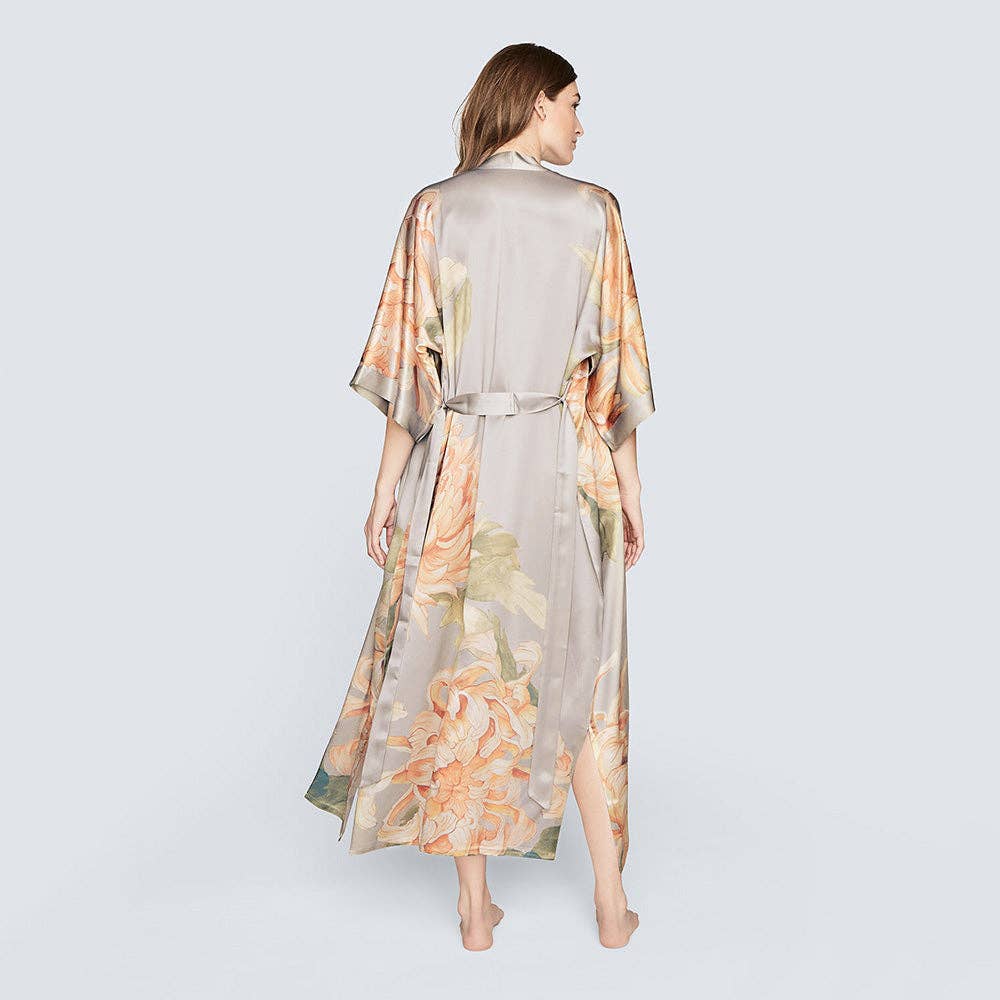Washable Silk Kimono -Willow
