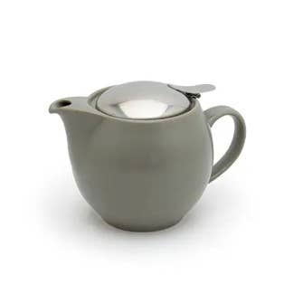 Silky Grey Ceramic Teapot 15oz