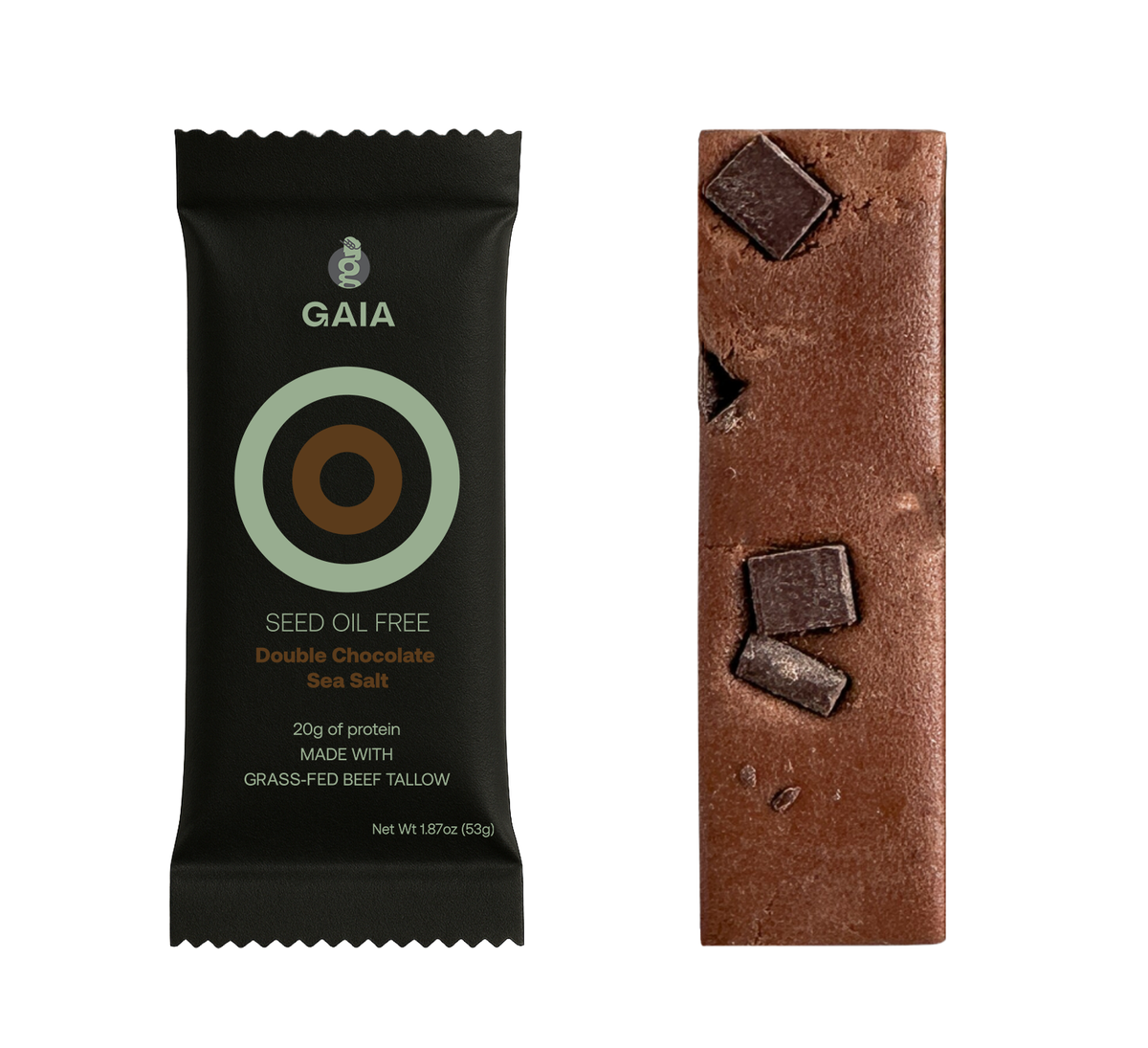 Seed Oil Free Double Chocolate Sea Salt Protein Bar