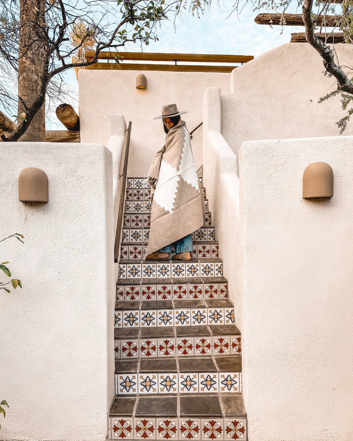 Adobe Sandstone Handwoven Blanket