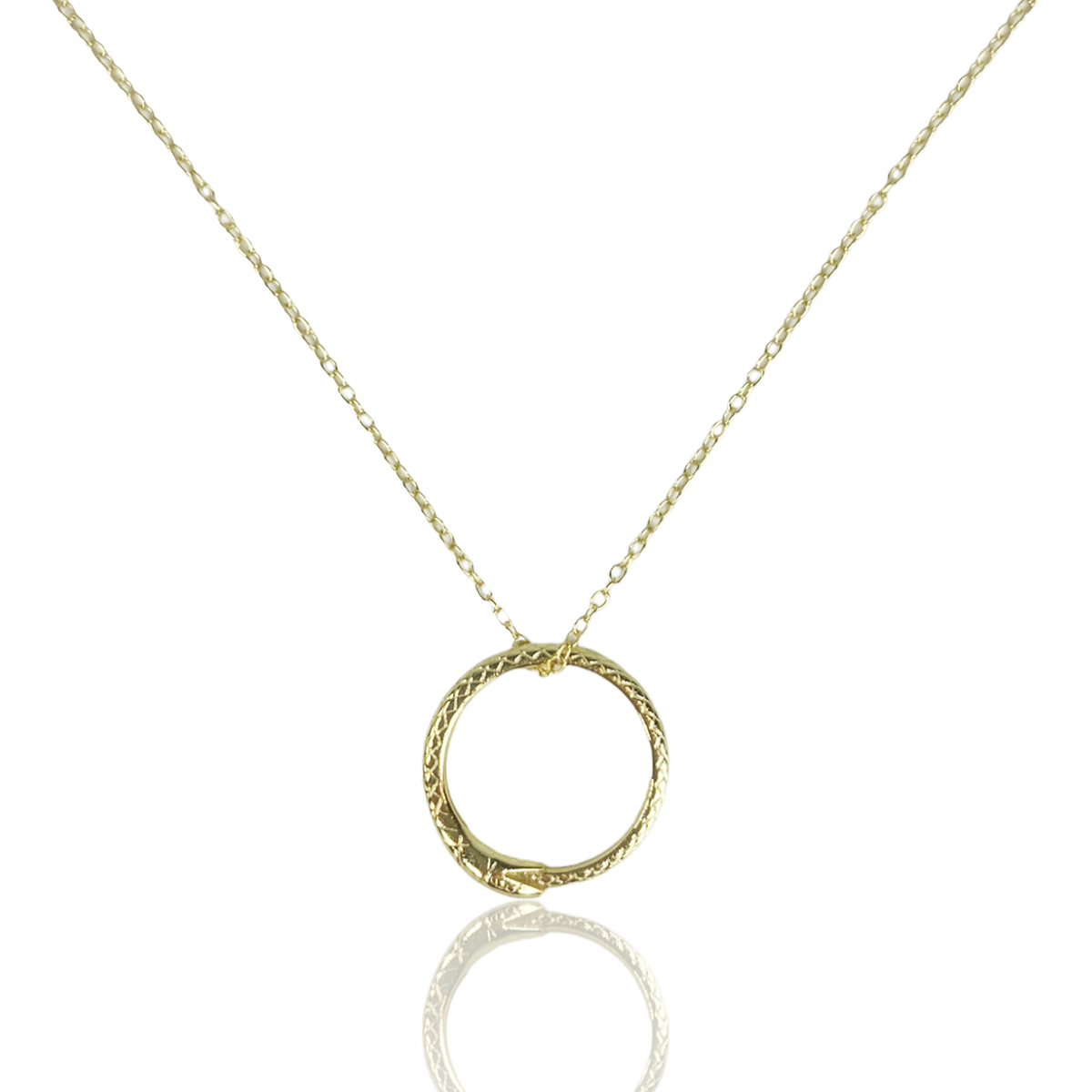 Full Circle Serpent Necklace