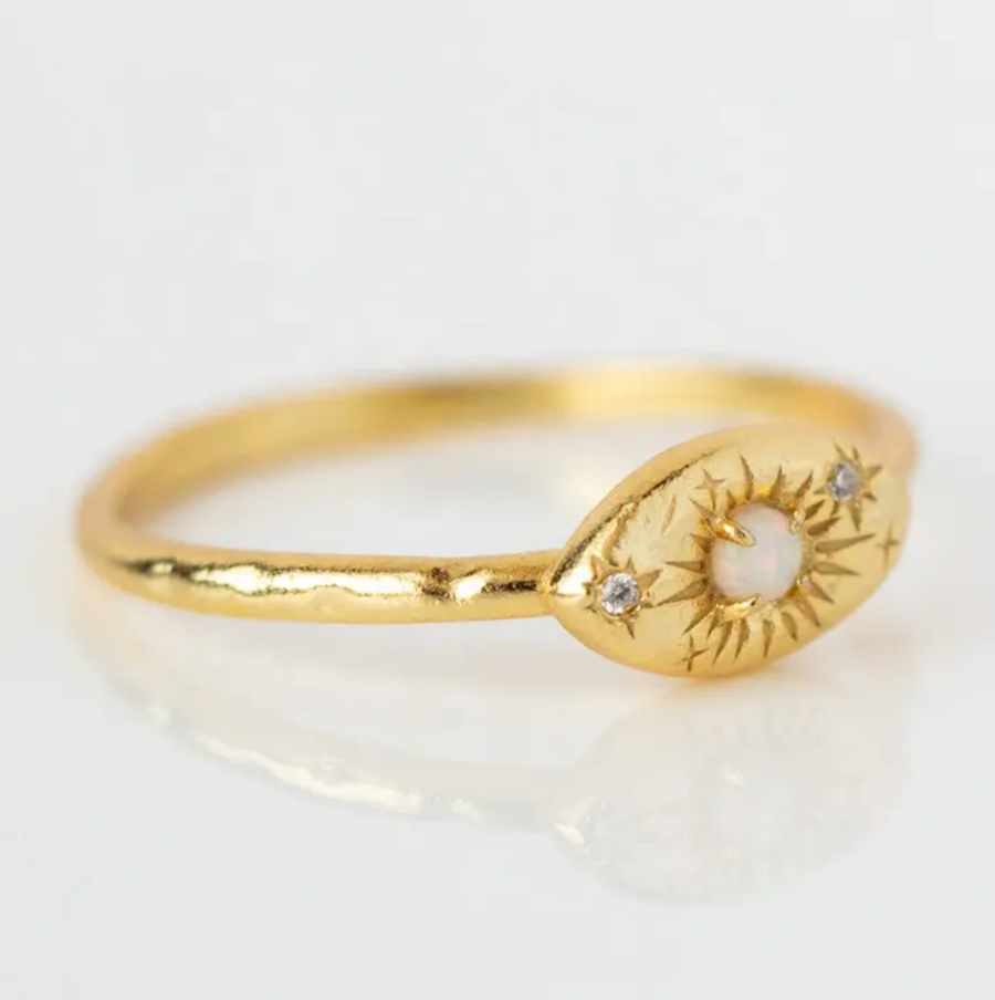 Ethereal Guardian Ring: Size 7