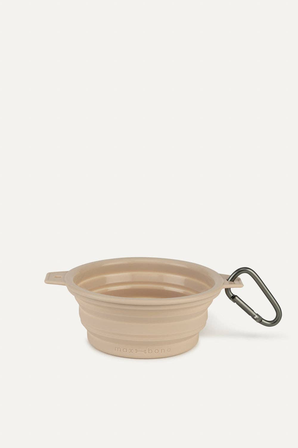 Rubber Travel Bowl for Dogs: Sand
