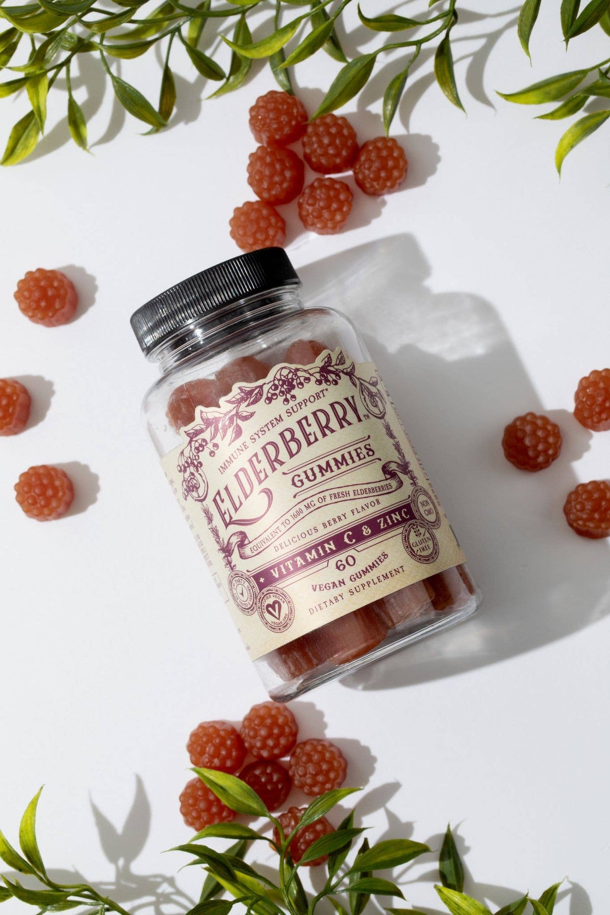 Elderberry Gummies w/ Vitamin C & Zinc