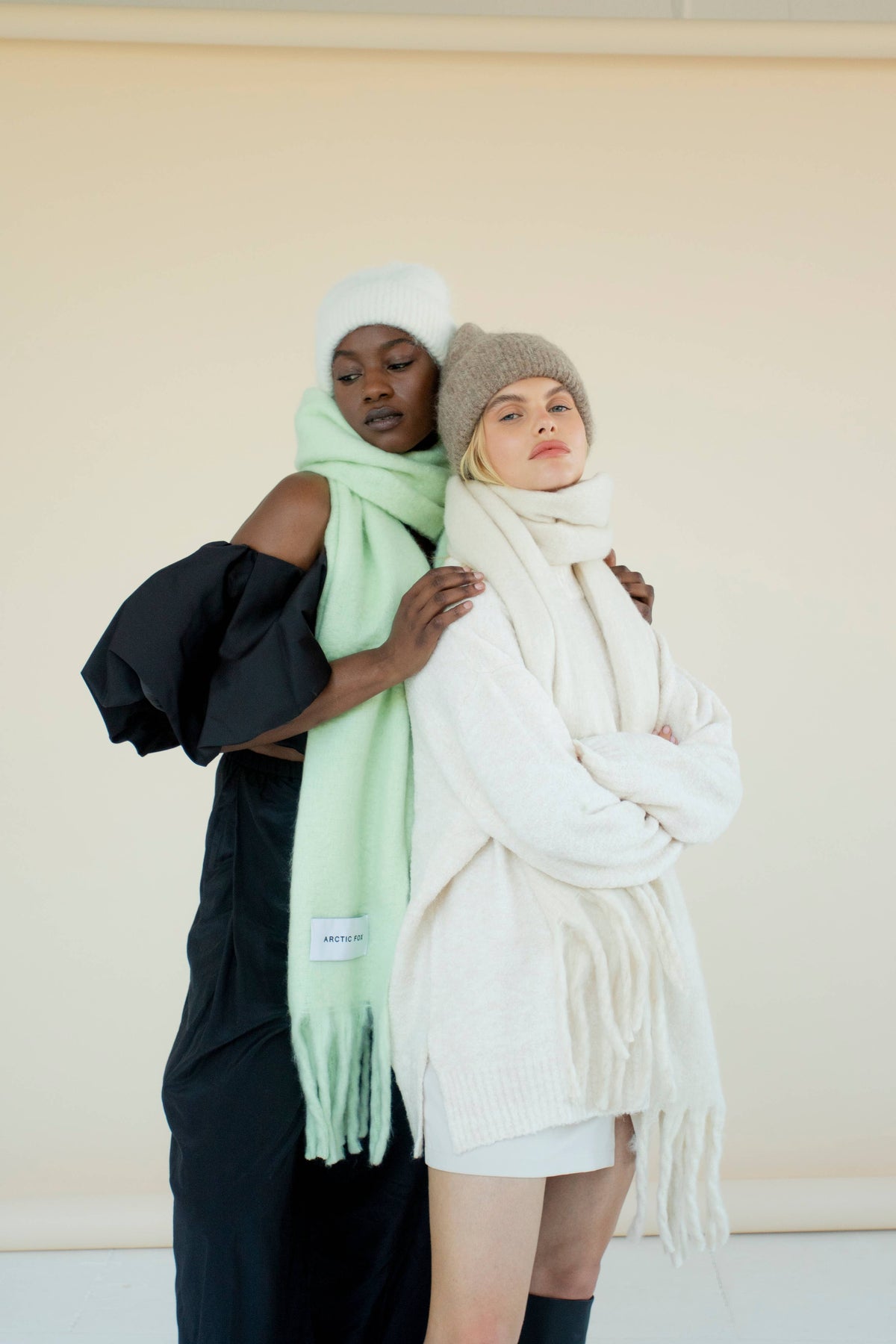 The Reykjavik Scarf - 100% Recycled - Rice White