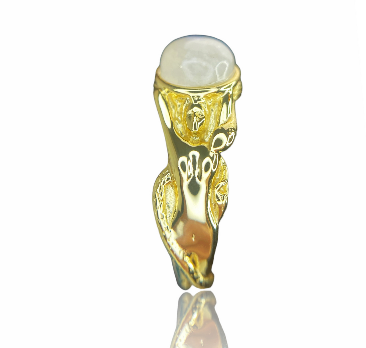 Moonstone Mermaid Ring: 6