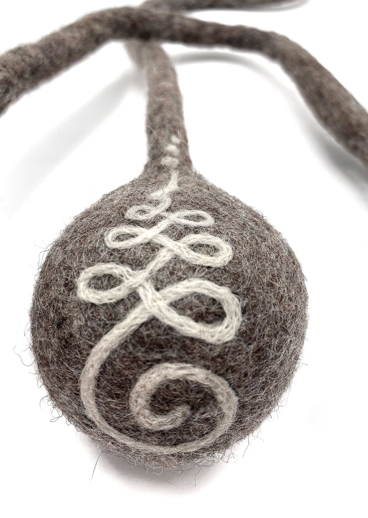 Unalome Rope Ball - Handmade All-Natural Wool Dog Toy