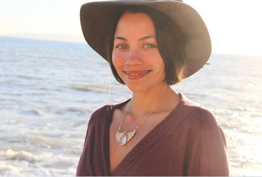 Winged Necklace: Silver