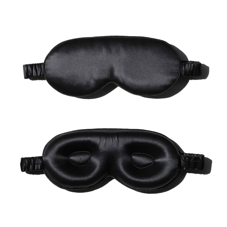 100% Pure Silk 3D Contour Sleep Mask - Black