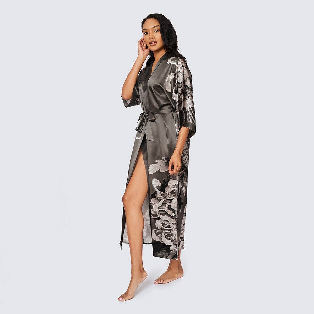 Washable Silk Kimono -Willow