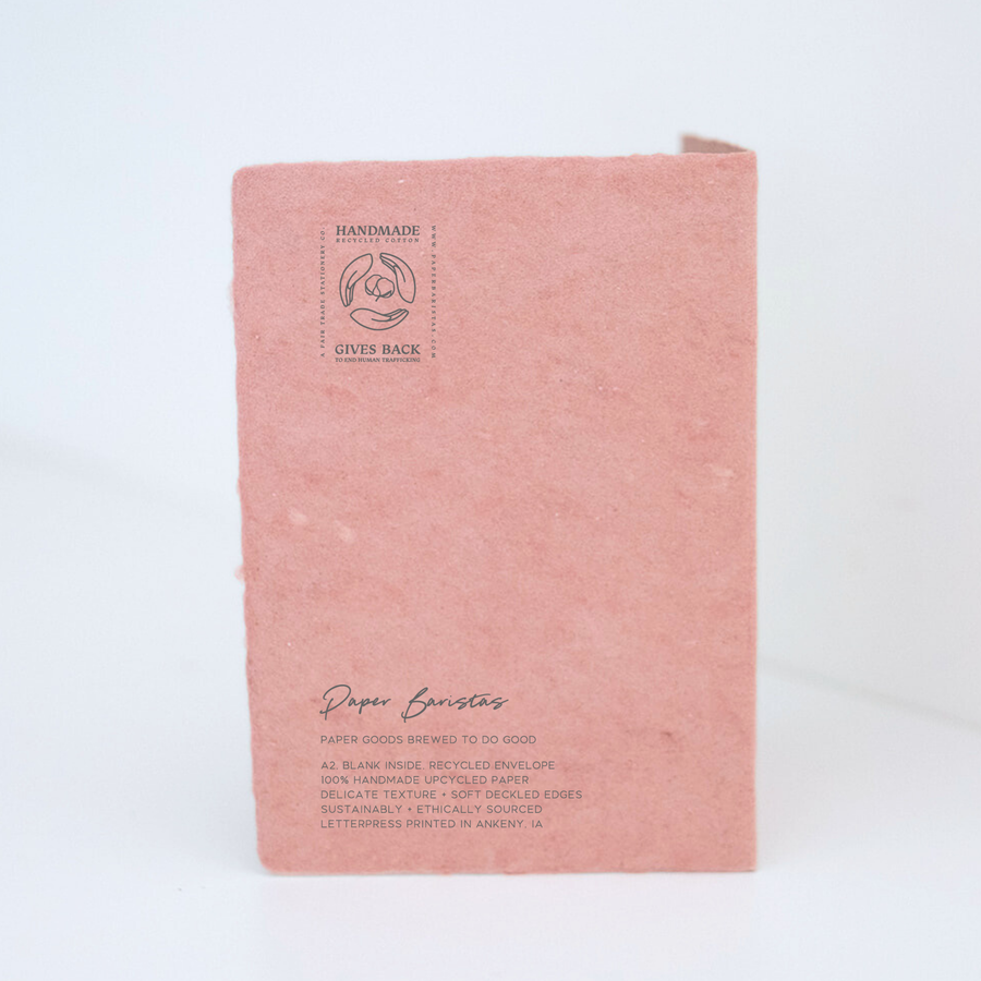 True Friends are Never Apart | Friendship Greeting Card: Flat A2 Greeting Card. Blank on Back.
