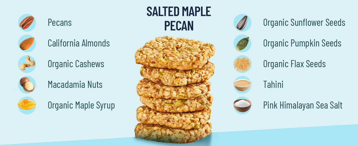 Salted Maple Pecan - Premium Real Food Snack Bar