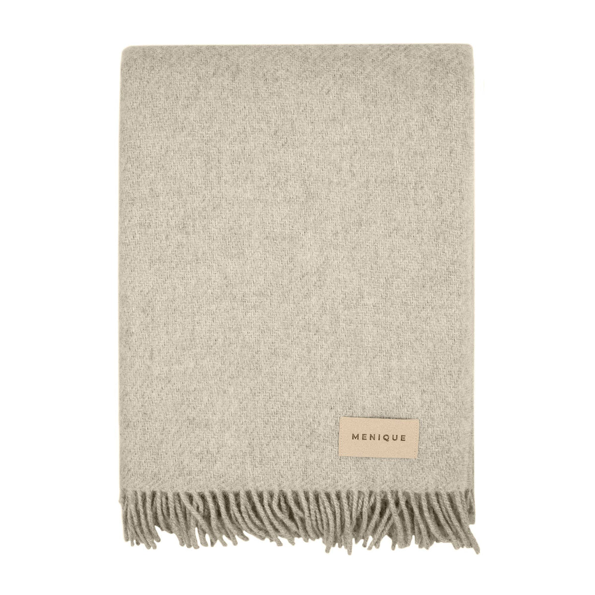 Pure Wool Blanket Milan: Dark gray / 125x180