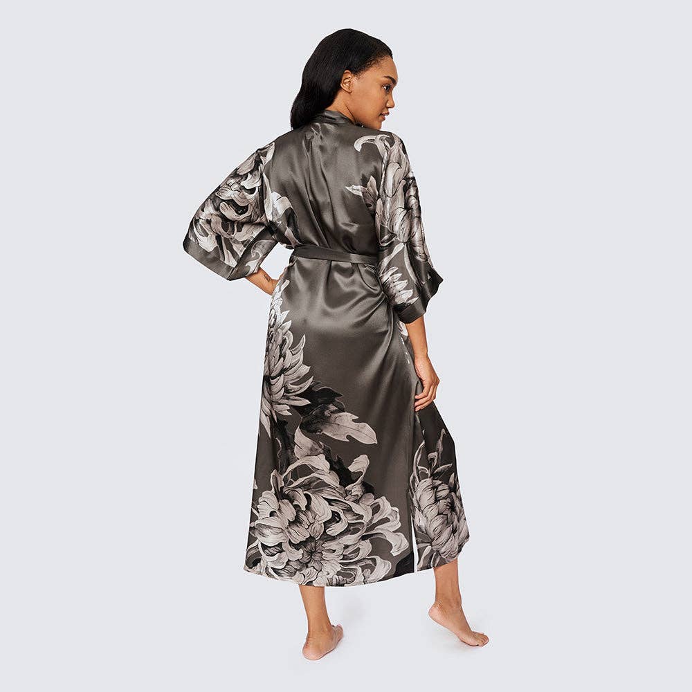 Washable Silk Kimono -Willow