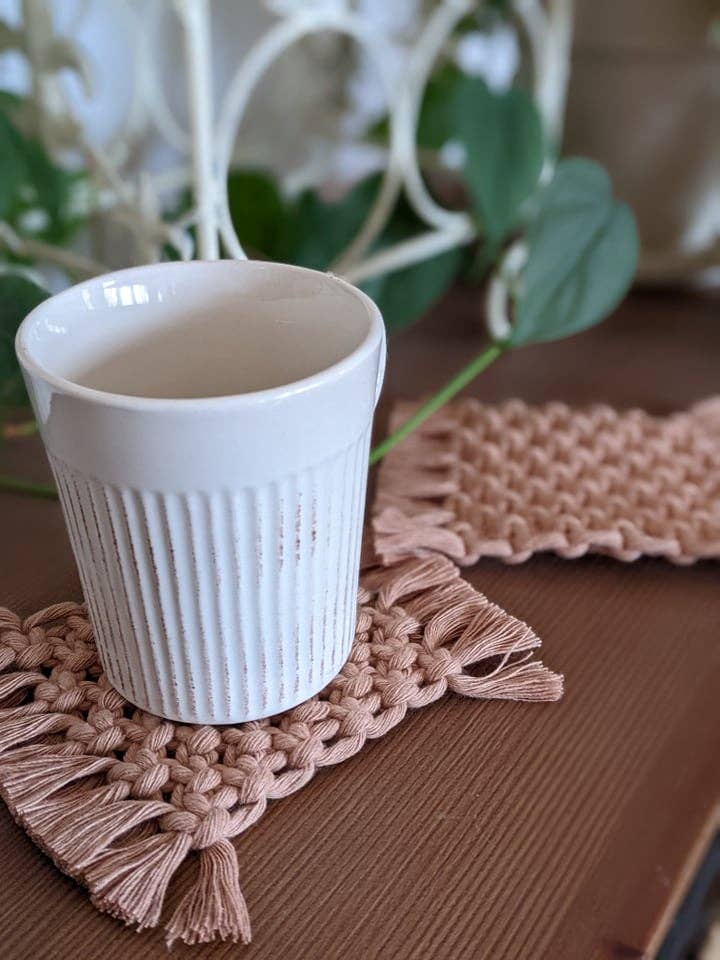 Handmade Macrame Mug Rugs