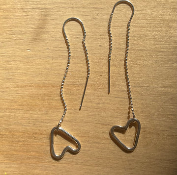 Mini Elemental Threader Earrings - Sterling Silver
