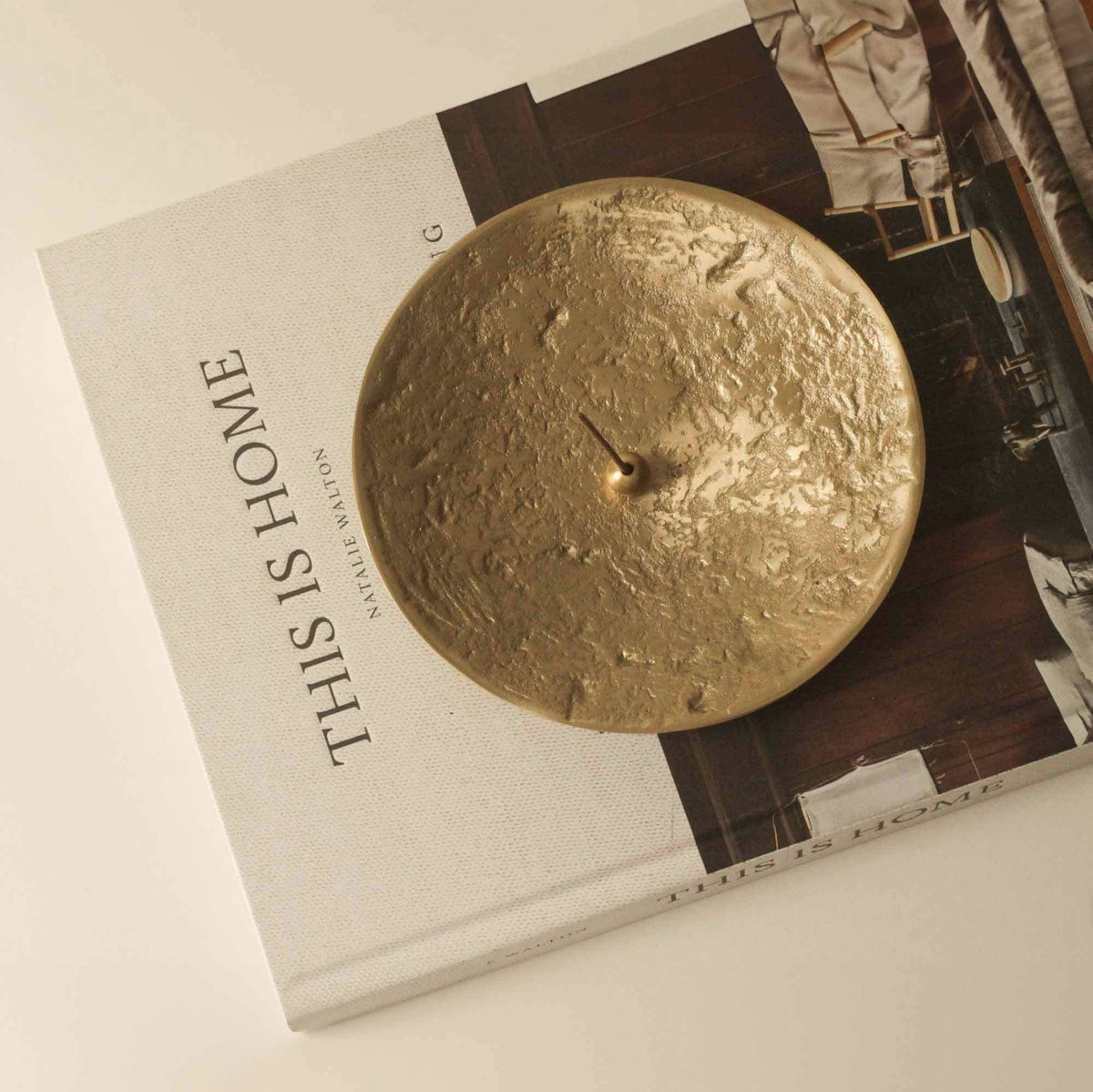 Ellipse Brass Incense Holder