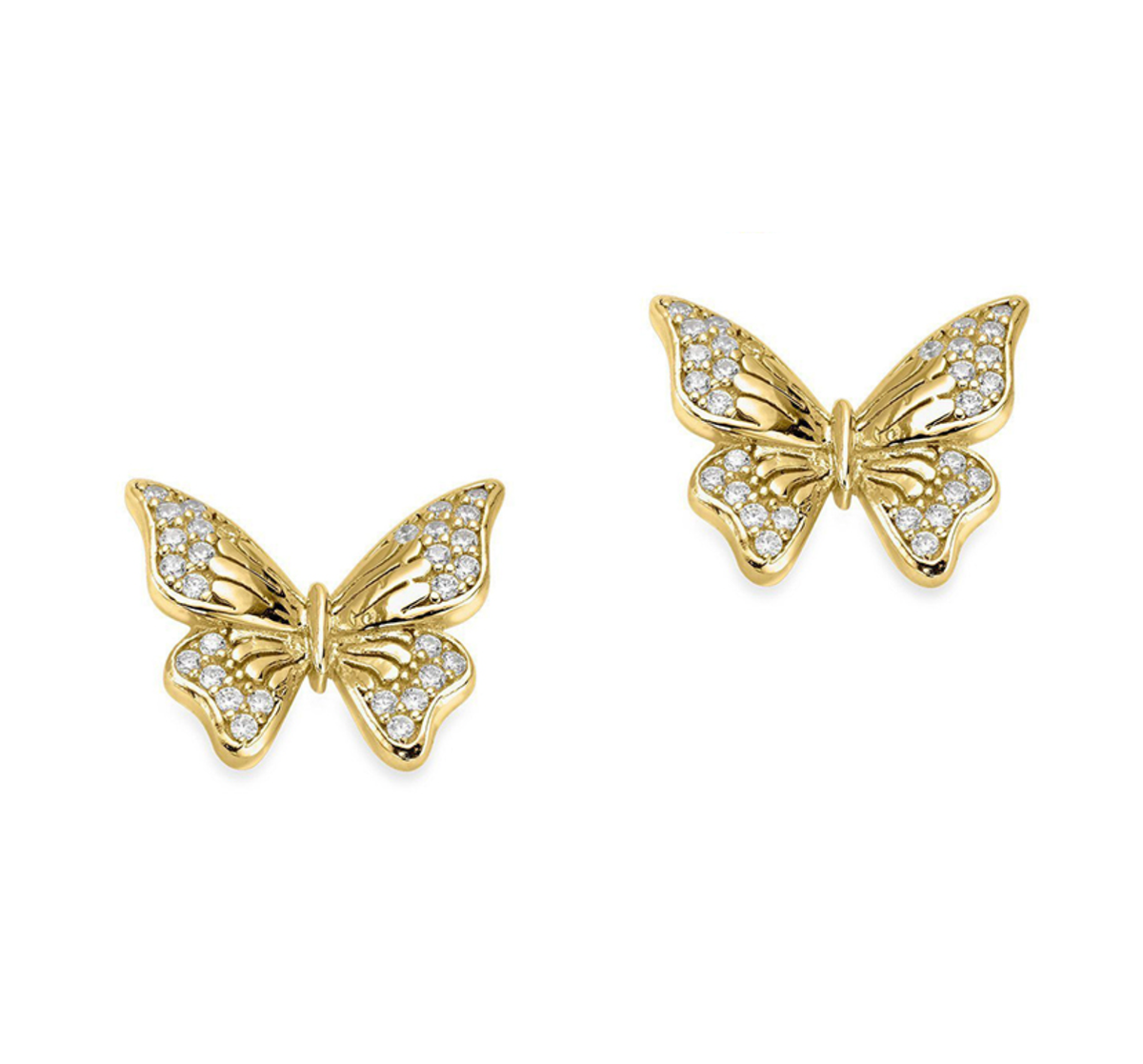 Dahlia Butterfly Stud Earrings