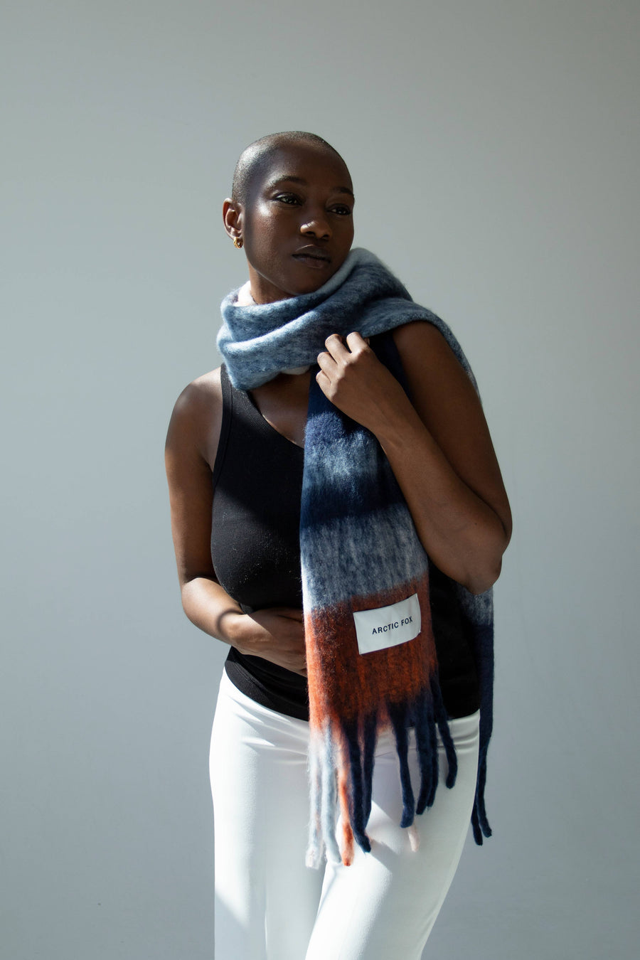 The Stockholm Scarf - 100% Recycled - Winter Lagoon