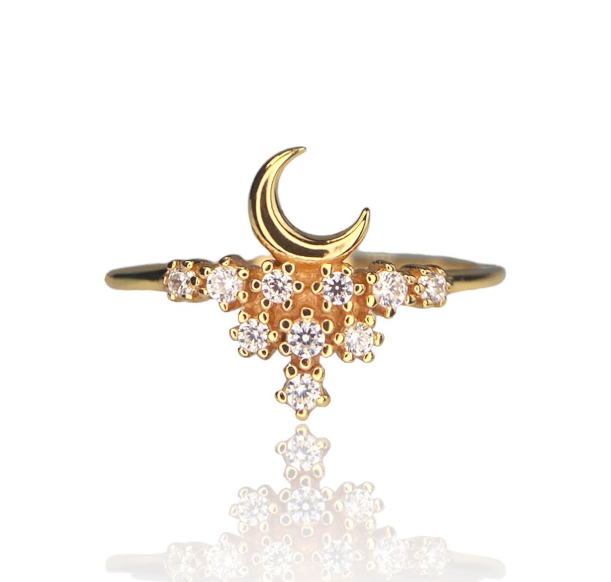 Horizon Moon Ring: Size 6