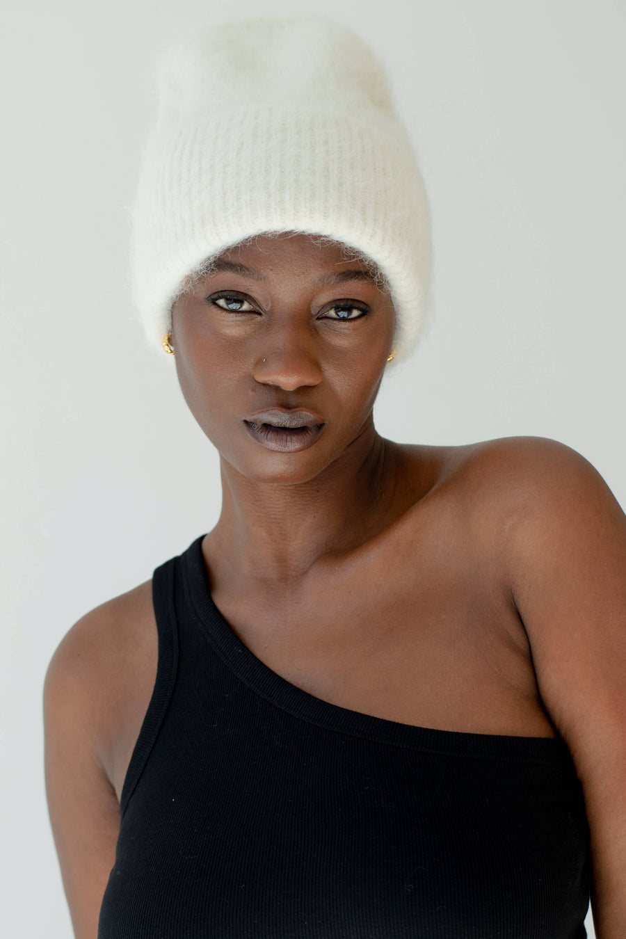 The Alpaca Beanie - White - AW23