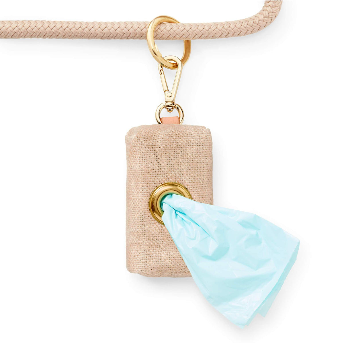 Sand Waxed Canvas Waste Bag Dispenser