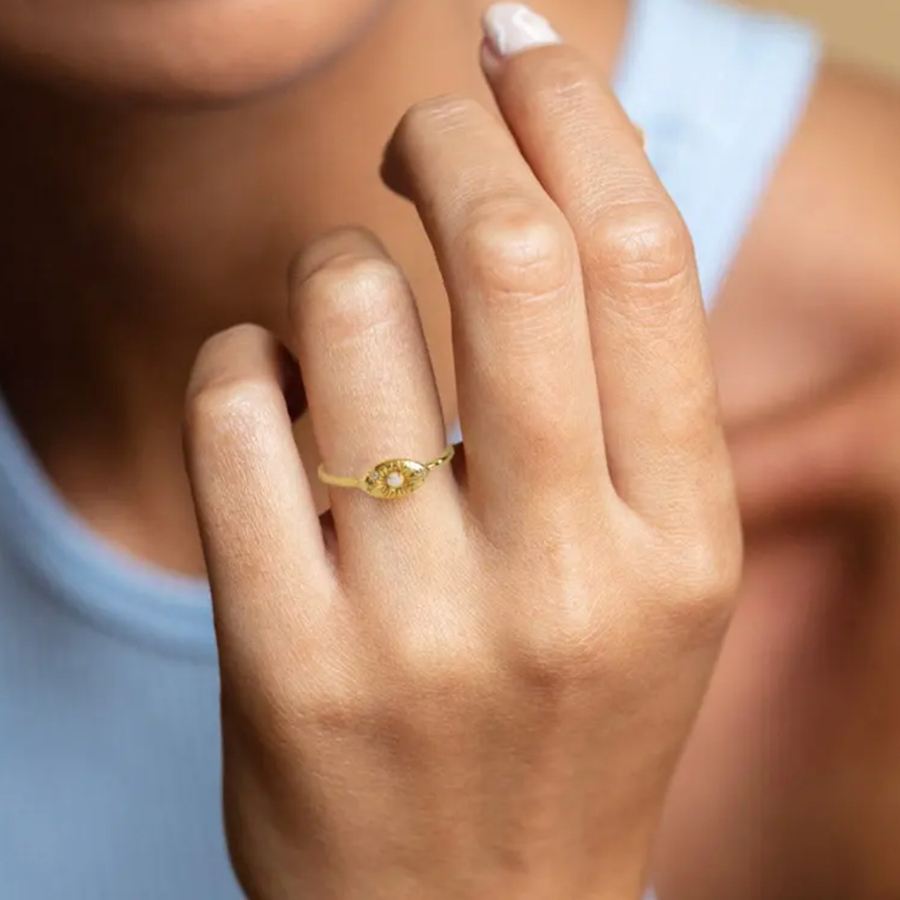 Ethereal Guardian Ring: Size 7