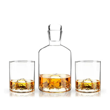 Mountain Crystal Decanter Set