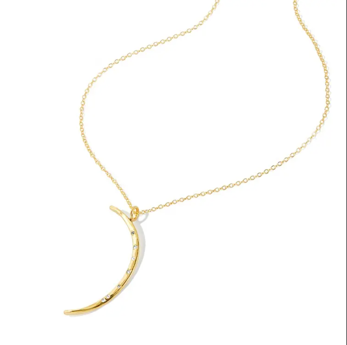 Crescent Moon Pendant Necklace