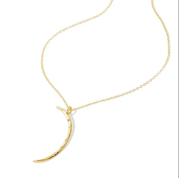 Crescent Moon Pendant Necklace
