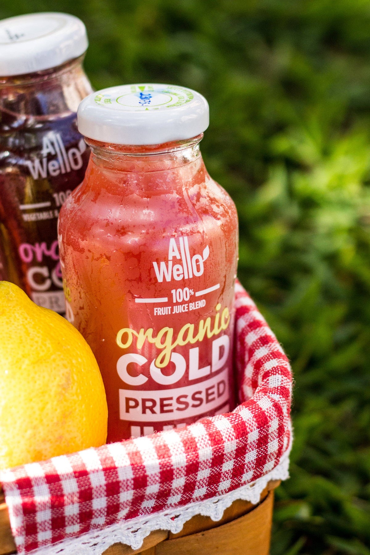 Organic Cold-Pressed Strawberry Lemonade